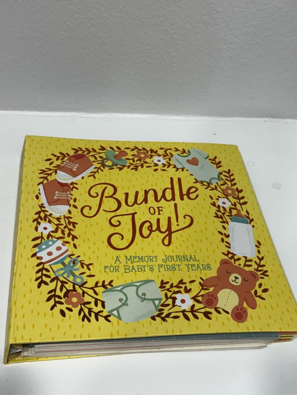 Bundle of Joy Baby Memory Journal - Yellow